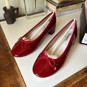 Repetto Red Camille Ballet Heels